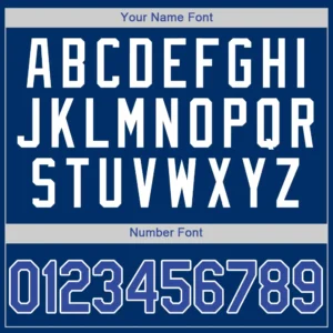 Custom Royal Baseball Jersey with Royal-White - Image 2