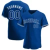 Custom Royal Baseball Jersey with Royal-White