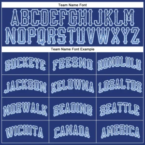 Custom Royal Drift Fashion Baseball Jersey with Light Blue-White - Image 2