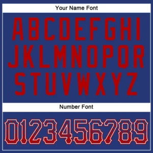 Custom Royal Drift Fashion Baseball Jersey with Red-White - Image 3