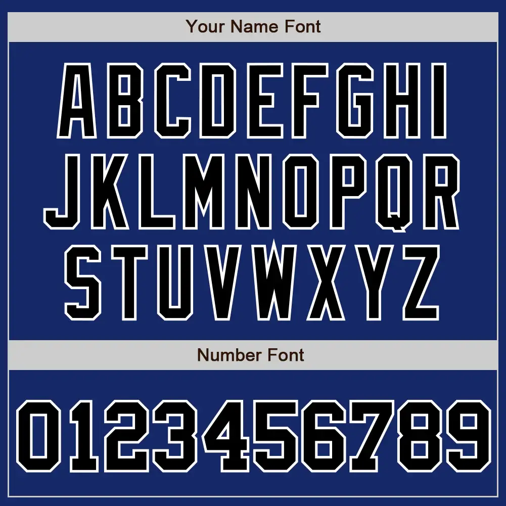 Custom Royal Pinstripe Baseball Jersey with Black-White - Image 2