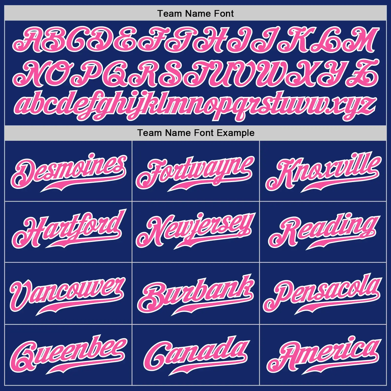 Custom Royal Pinstripe Baseball Jersey with Pink-White - Image 3