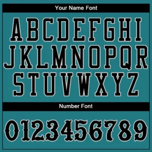 Custom Teal Baseball Jersey with Black-Gray - Image 2
