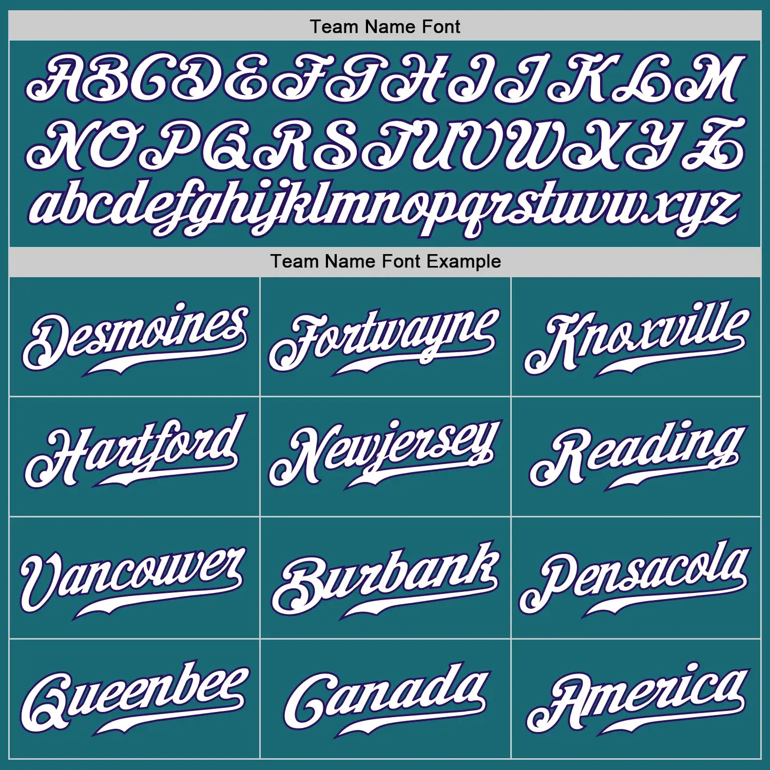 Custom Teal Baseball Jersey with Purple-White - Image 2