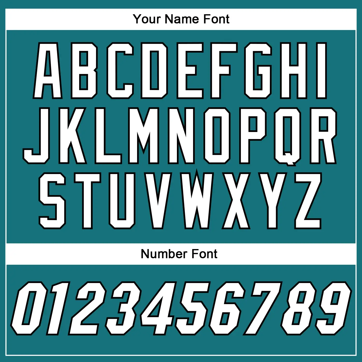 Custom Teal Baseball Jersey with White-Black - Image 3