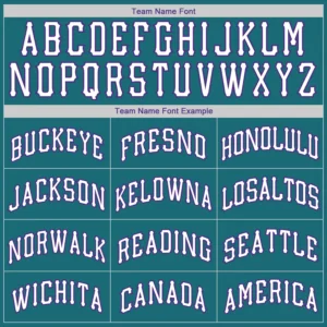 Custom Teal USA Flag Fashion Baseball Jersey with Purple-White - Image 3