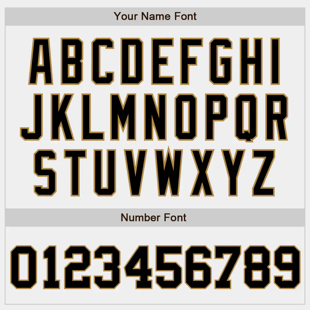 Custom White Baseball Jersey with Black-Old Gold - Image 2
