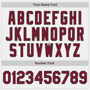 Custom White Baseball Jersey with Crimsom-Black - Image 3