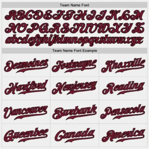 Custom White Baseball Jersey with Crimson-Black - Image 3