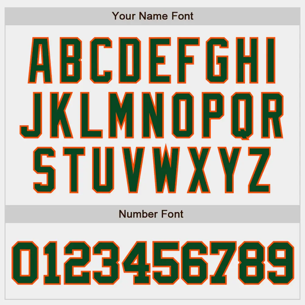 Custom White Baseball Jersey with Green-Orange - Image 3