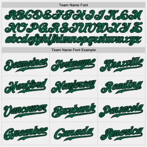 Custom White Baseball Jersey with Kelly Green-Black - Image 2