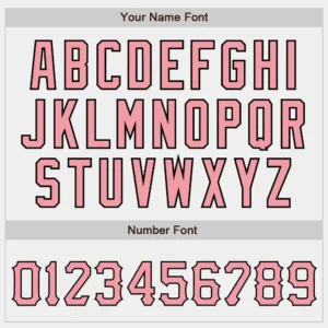 Custom White Baseball Jersey with Medium Pink-Black - Image 3