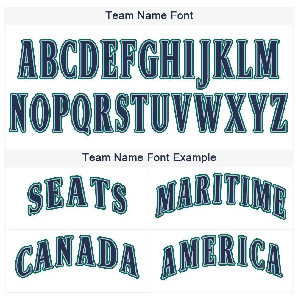 Custom White Baseball Jersey with Navy-Teal - Image 3