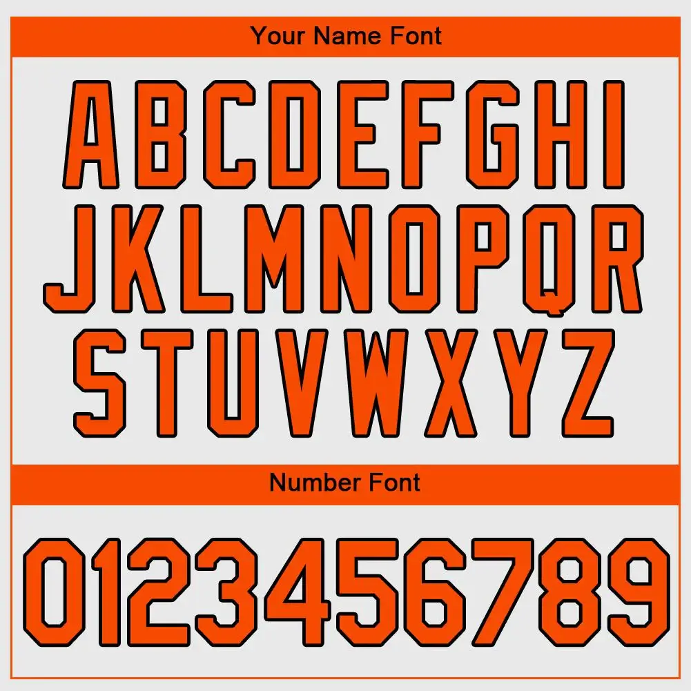Custom White Baseball Jersey with Orange-Black - Image 2