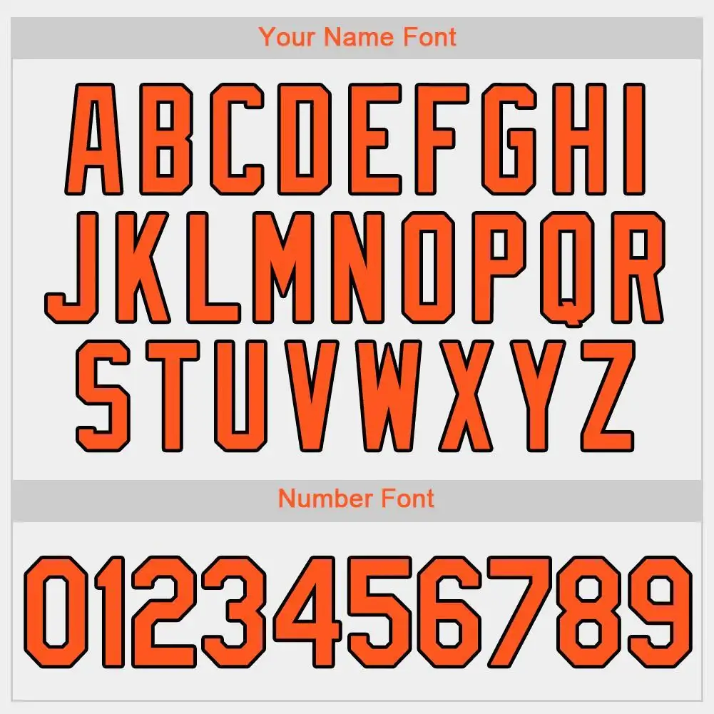 Custom White Baseball Jersey with Orange-Black - Image 2