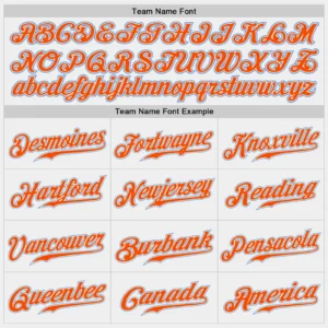 Custom White Baseball Jersey with Powder Blue-Orange - Image 2