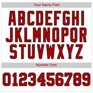 Custom White Baseball Jersey with Red-Black - Image 2