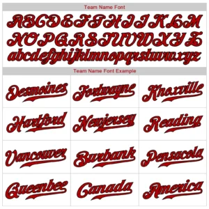 Custom White Baseball Jersey with Red-Black - Image 3
