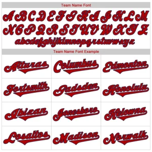 Custom White Baseball Jersey with Red-Navy - Image 3