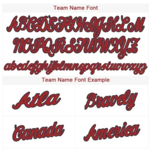 Custom White Baseball Jersey with Red-Navy - Image 3