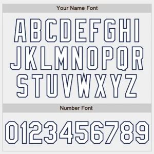 Custom White Fade Fashion Baseball Jersey with White-Navy - Image 2