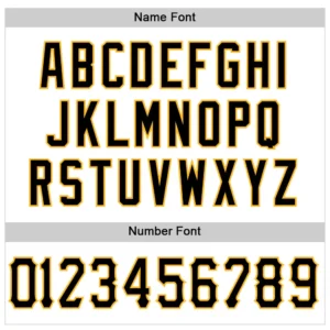 Custom White Mesh Football Jersey with Black-Gold - Image 3