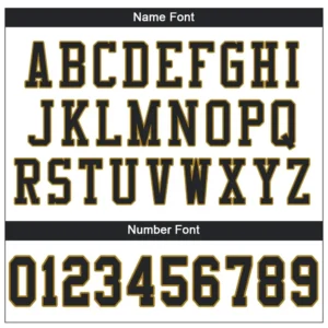 Custom White Mesh Football Jersey with Black-Old Gold - Image 2