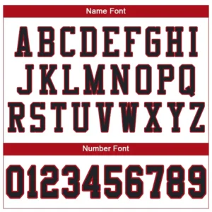 Custom White Mesh Football Jersey with Black-Red - Image 2