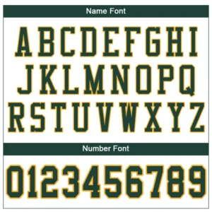 Custom White Mesh Football Jersey with Green-Gold - Image 2