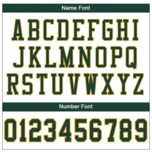 Custom White Mesh Football Jersey with Green-Gold - Image 2