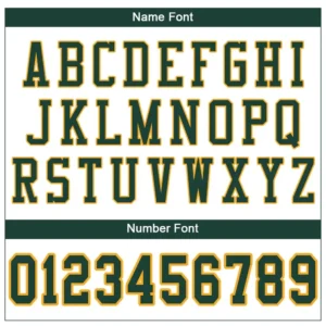 Custom White Mesh Football Jersey with Green-Gold - Image 2