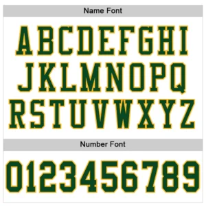 Custom White Mesh Football Jersey with Green-Gold - Image 3