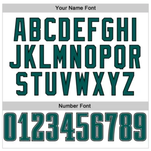 Custom White Mesh Football Jersey with Midnight Green-Black - Image 3