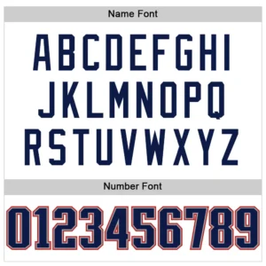 Custom White Mesh Football Jersey with Navy-Scarlet - Image 3