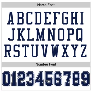 Custom White Mesh Football Jersey with Navy-White - Image 3