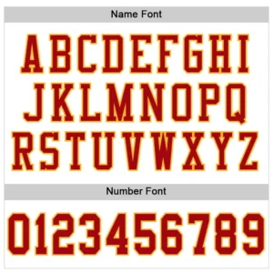 Custom White Mesh Football Jersey with Red-Gold - Image 3
