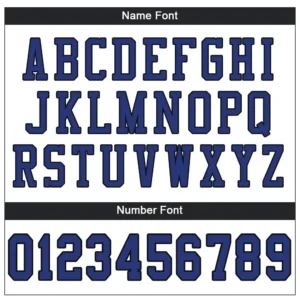 Custom White Mesh Football Jersey with Royal-Black - Image 2
