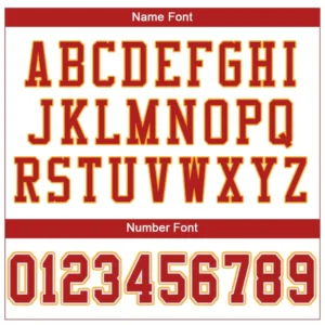 Custom White Mesh Football Jersey with Scarlet-Gold - Image 2