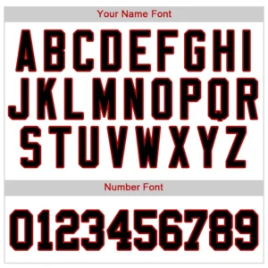 Custom White Pinstripe Baseball Jersey with Black-Red - Image 3