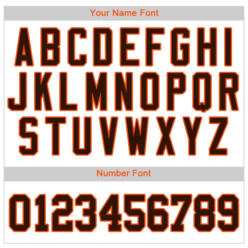Custom White Pinstripe Baseball Jersey with Brown-Orange - Image 2