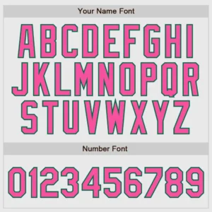 Custom White Pinstripe Baseball Jersey with Pink-Kelly Green - Image 2