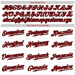 Custom White Pinstripe Baseball Jersey with Red-Black - Image 2