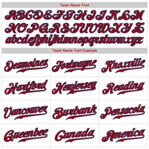 Custom White Pinstripe Baseball Jersey with Red-Royal - Image 2